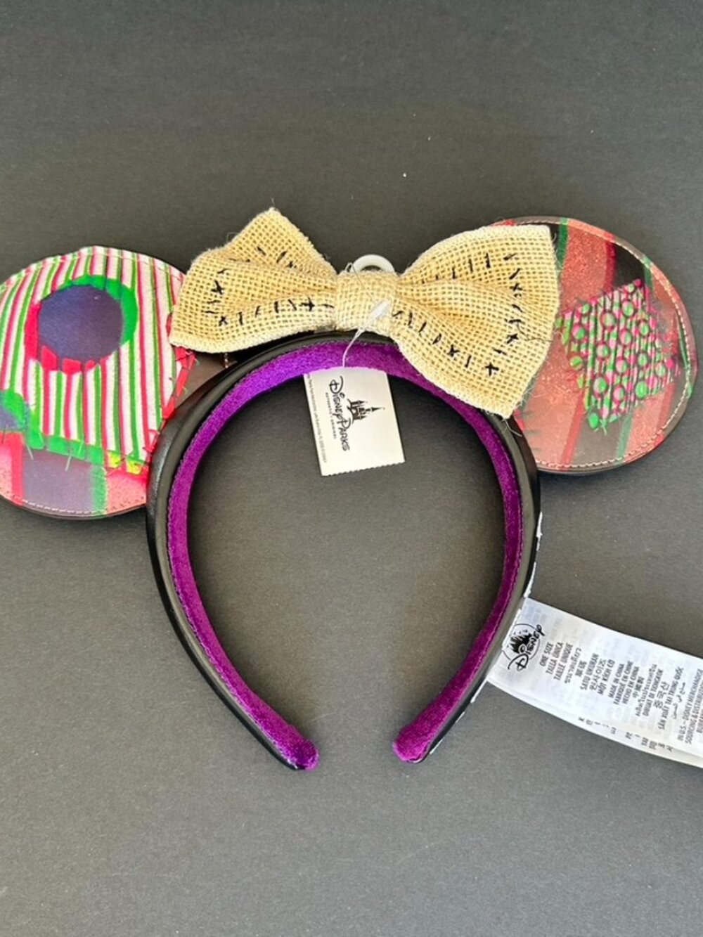 Disney Nightmare Before Christmas Sally Minnie Mouse Ears NEW